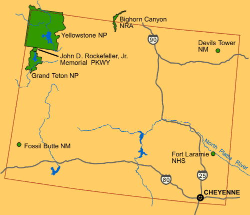 Wyoming National Parks and Forests