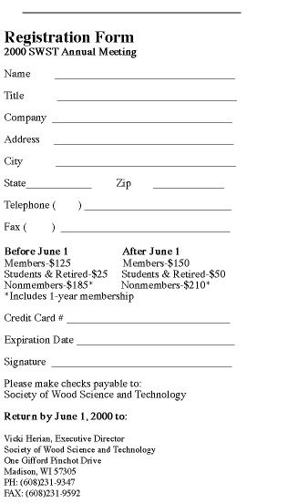 reg form