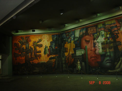 art gallery mural