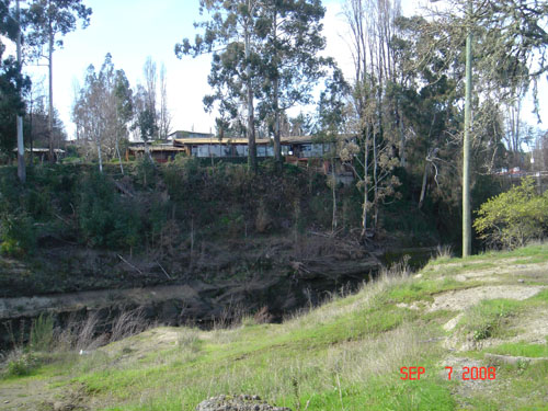hotel at waterfall