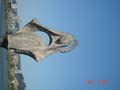 Mary on bridge